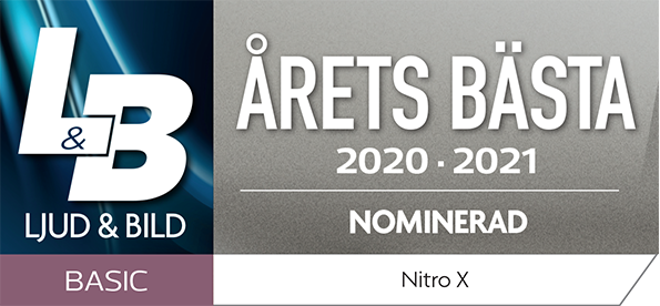 NiTRO-X Over-ear Nominerad till årets bästa hörlur